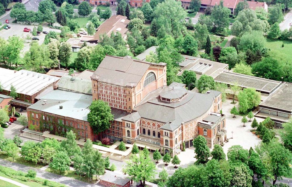 Bayreuth / Bayern von oben - Festspielhaus am Festspielhügel 2 in 95444 Bayreuth.