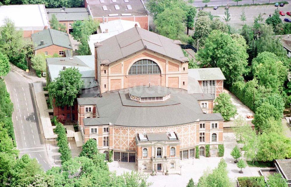 Luftaufnahme Bayreuth / Bayern - Festspielhaus am Festspielhügel 2 in 95444 Bayreuth.