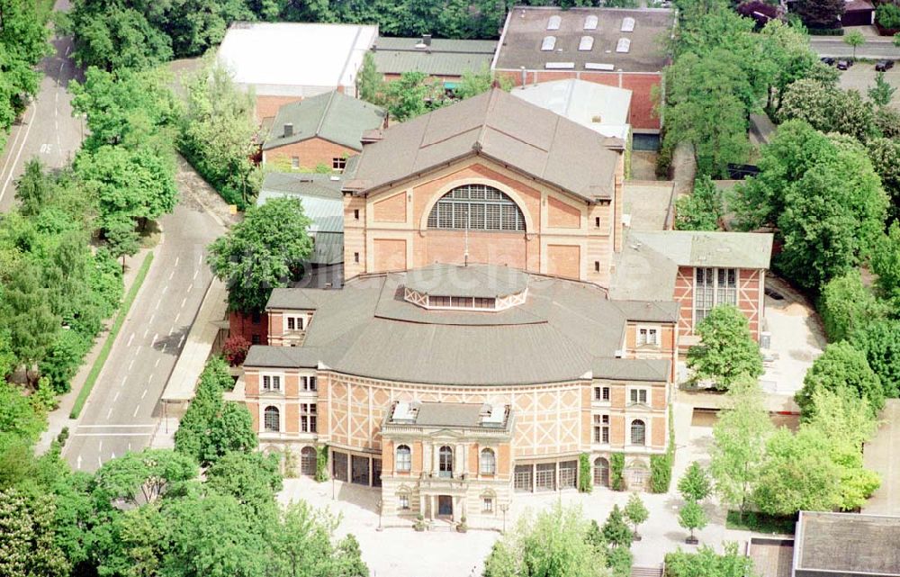 Bayreuth / Bayern von oben - Festspielhaus am Festspielhügel 2 in 95444 Bayreuth.