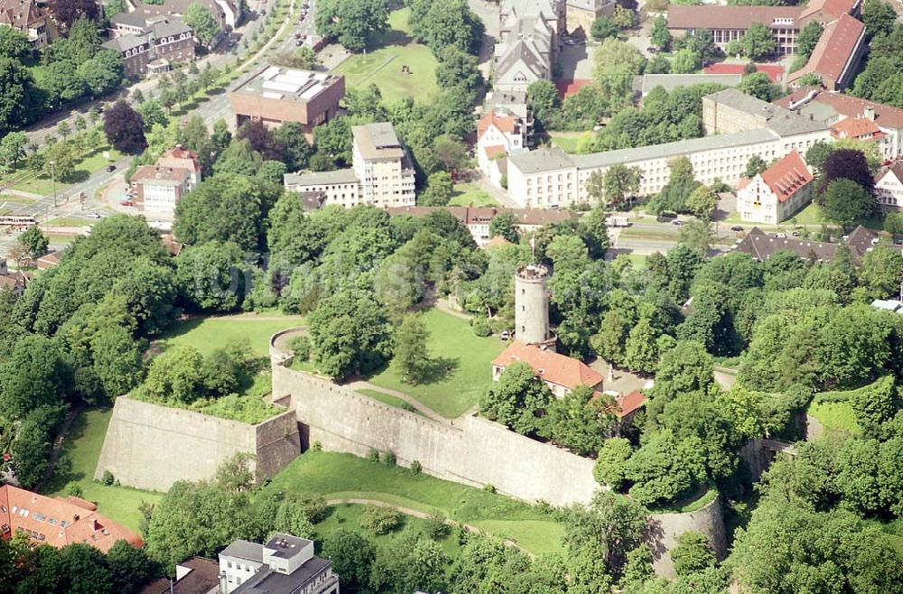 Bielefeld / NRW von oben - Festung Bielefeld. Datum: 26.05.03