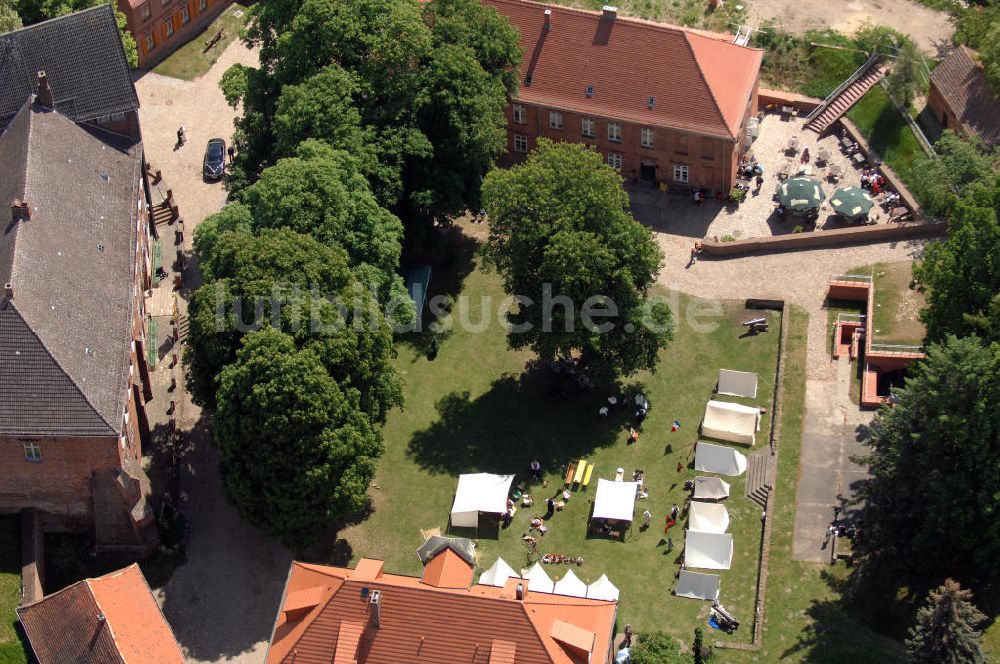 Dömitz aus der Vogelperspektive: Festung Dömitz