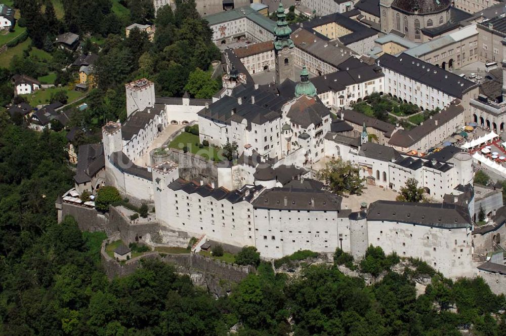 Salzburg aus der Vogelperspektive: Festung Hohensalzburg (Salzburg)