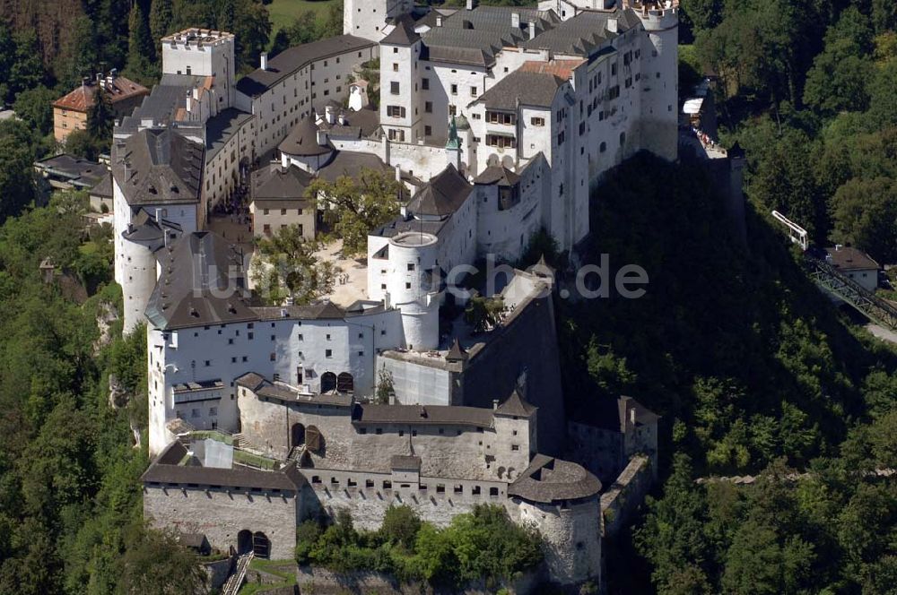 Salzburg von oben - Festung Hohensalzburg (Salzburg)