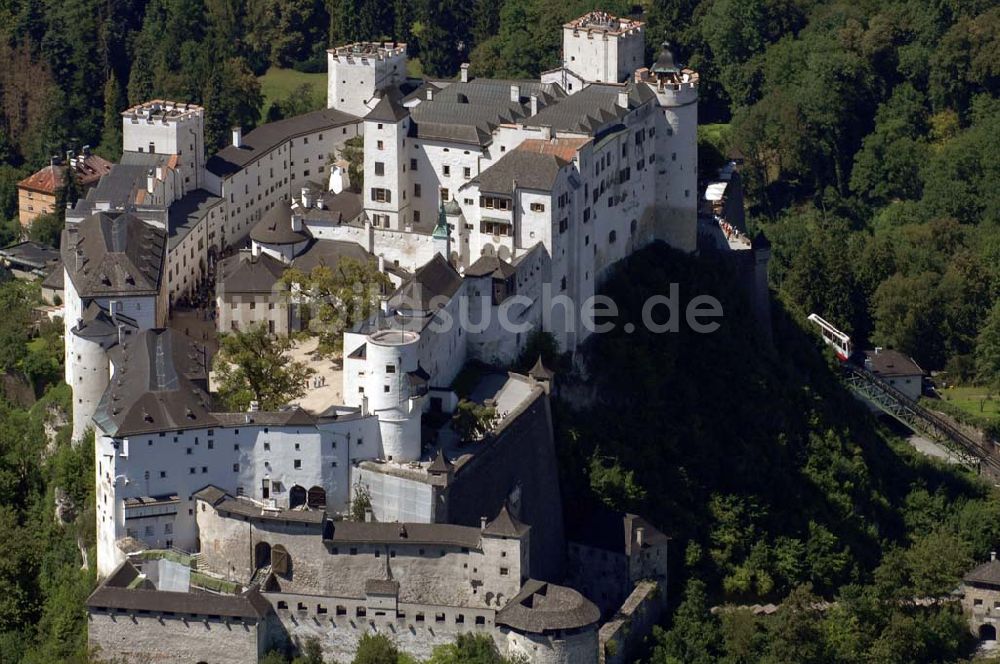 Salzburg aus der Vogelperspektive: Festung Hohensalzburg (Salzburg)