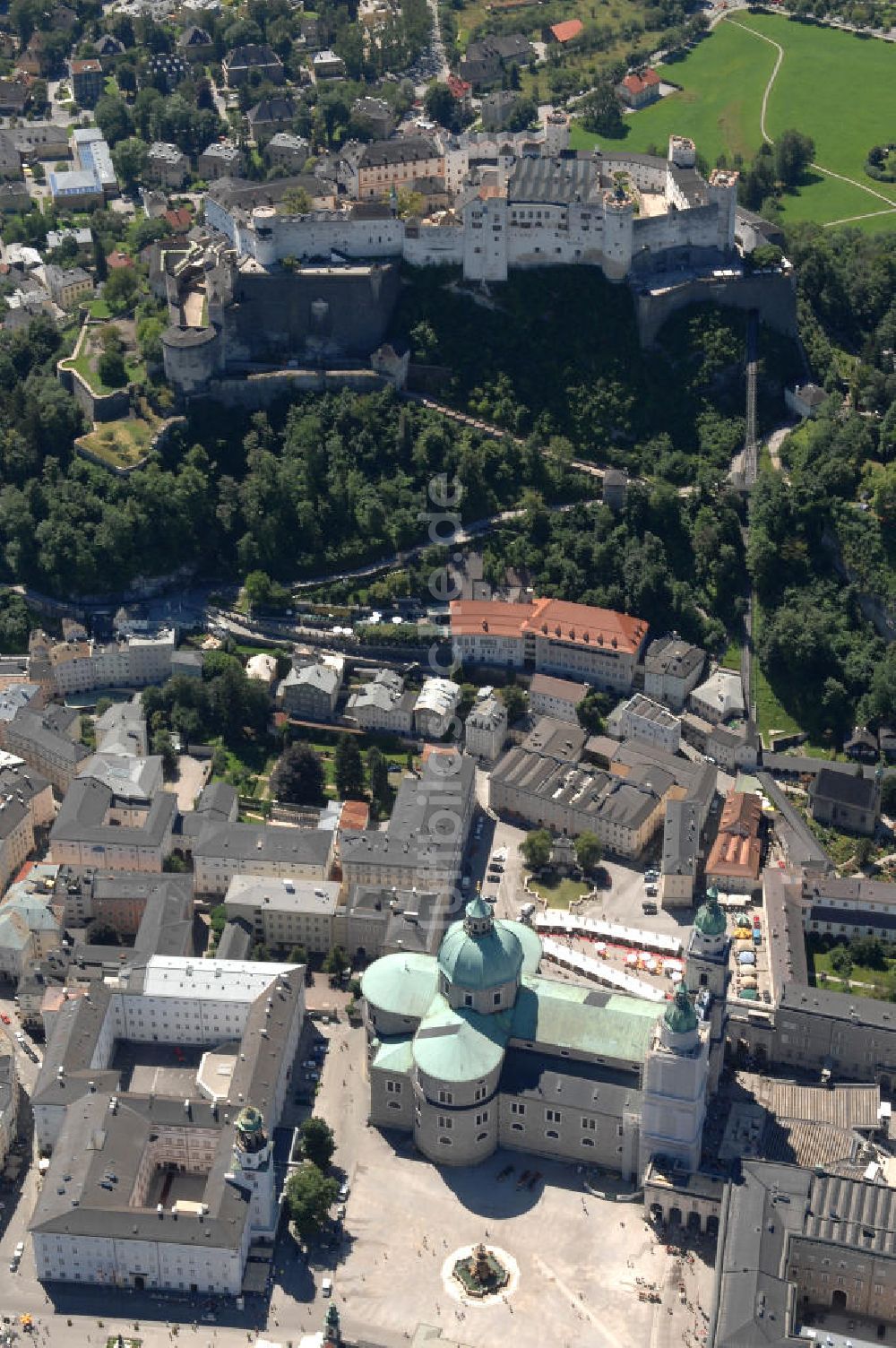 SALZBURG aus der Vogelperspektive: Festung Hohensalzburg (Salzburg)