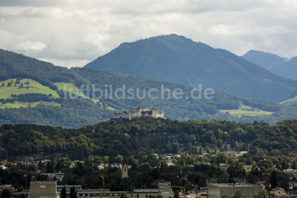 Luftbild Salzburg - Festung Hohensalzburg in Salzburg in Österreich