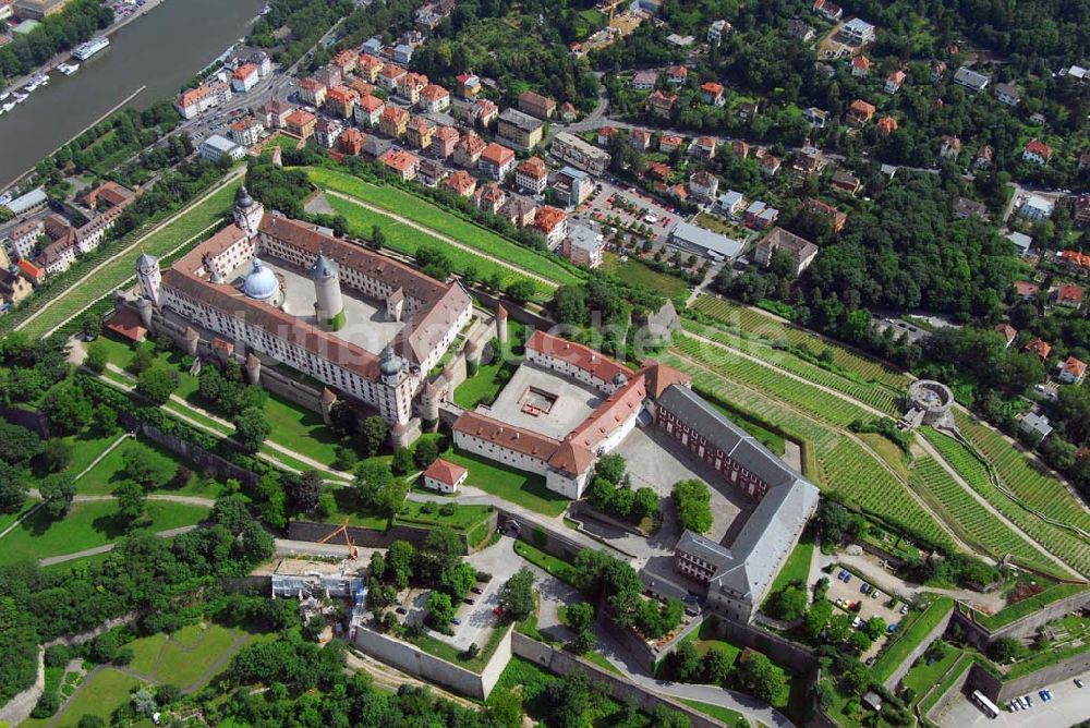 Würzburg aus der Vogelperspektive: Festung Marienberg