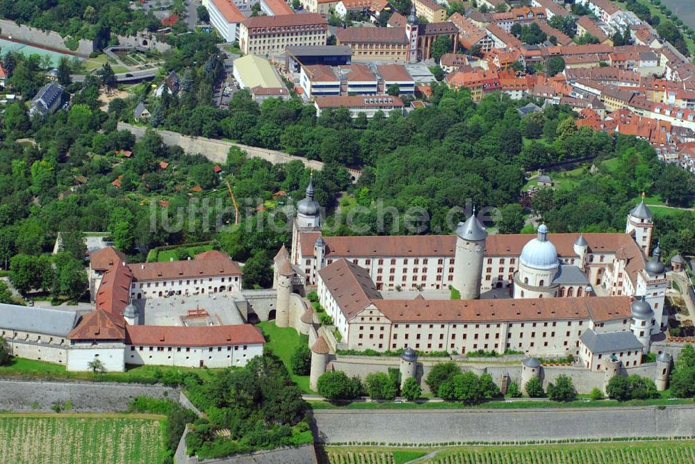 Würzburg aus der Vogelperspektive: Festung Marienberg