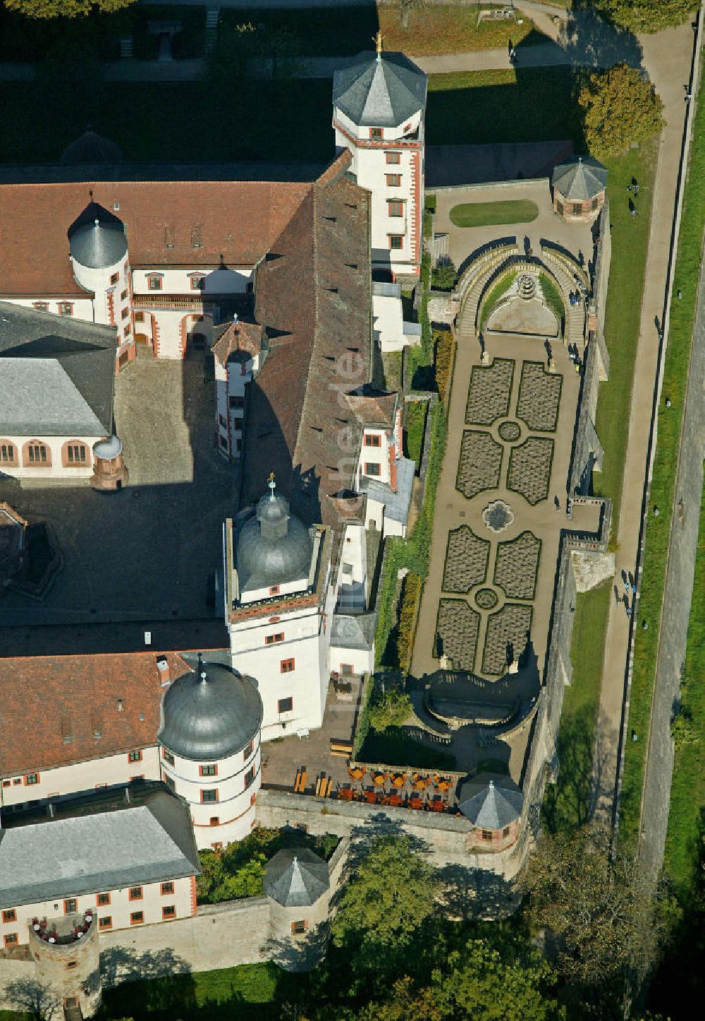 Luftbild Würzburg - Festung Marienberg Würzburg