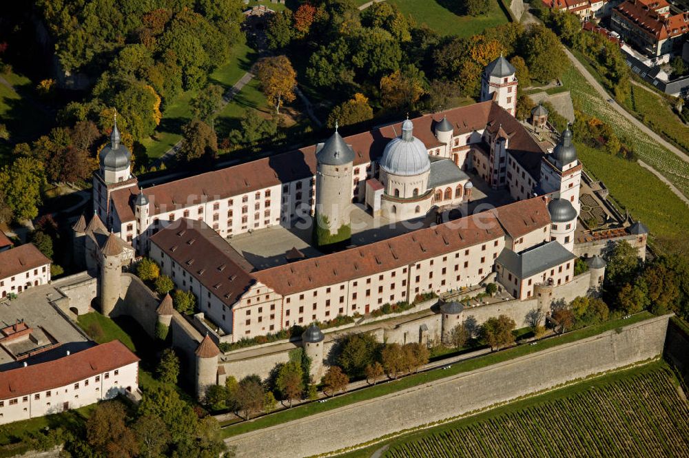 Luftbild Würzburg - Festung Marienberg Würzburg