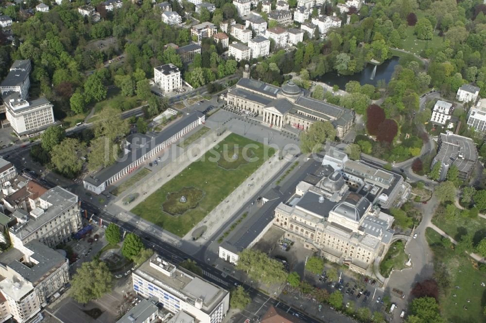 Luftaufnahme Wiesbaden - Festung Marienberg in Würzburg im Bundesland Bayern