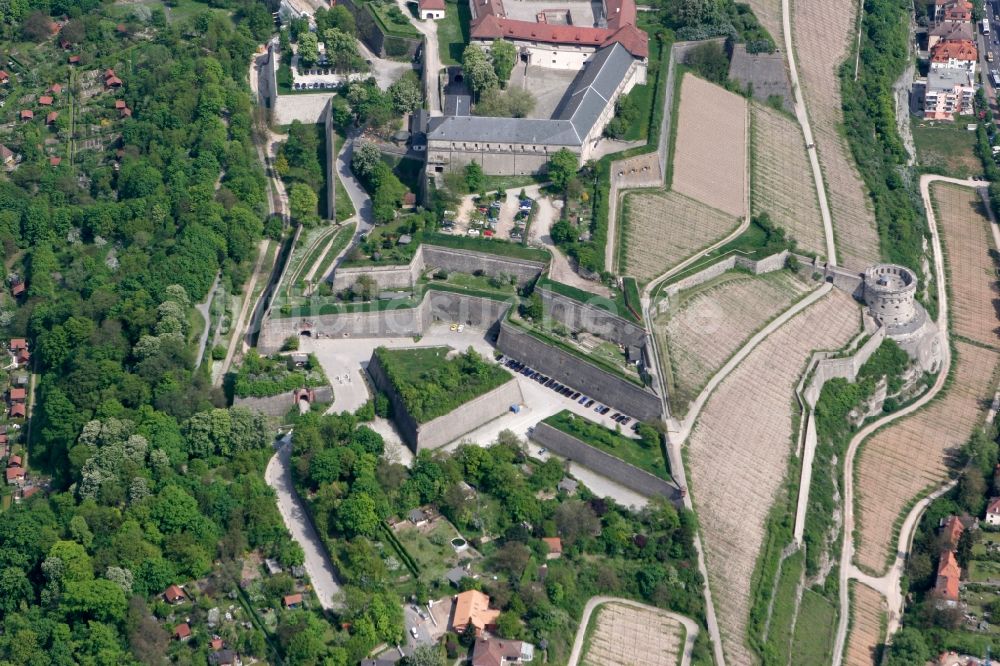 Luftbild Würzburg - Festung Marienberg in Würzburg im Bundesland Bayern