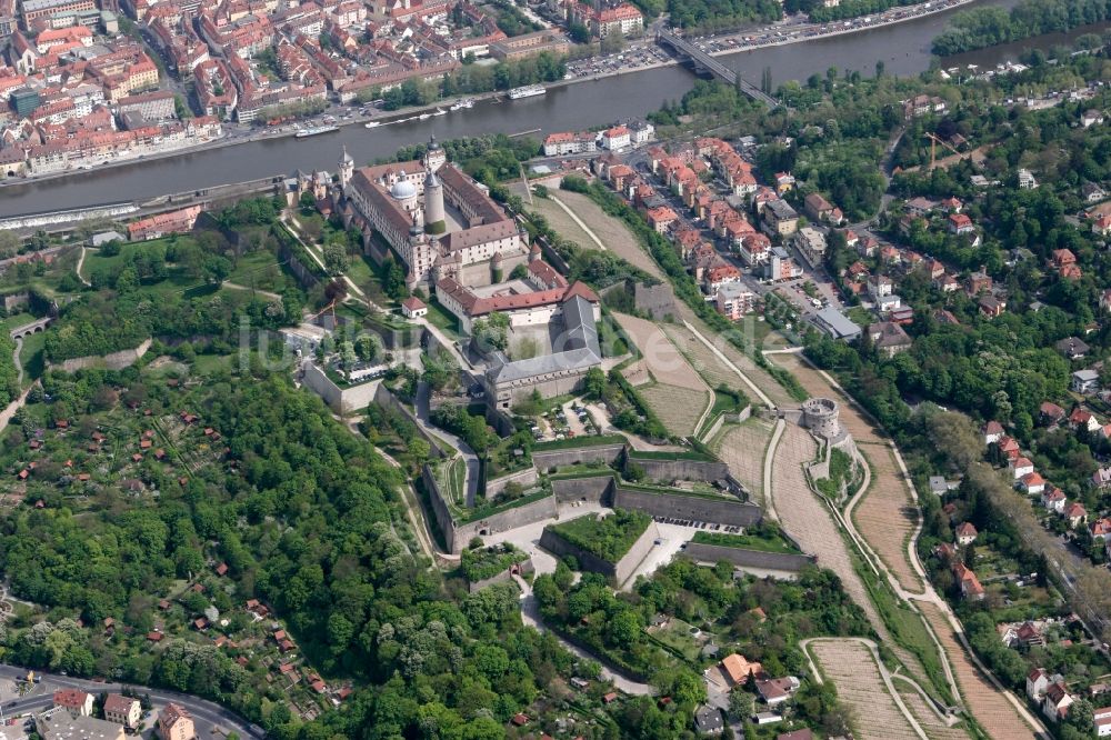 Luftaufnahme Würzburg - Festung Marienberg in Würzburg im Bundesland Bayern