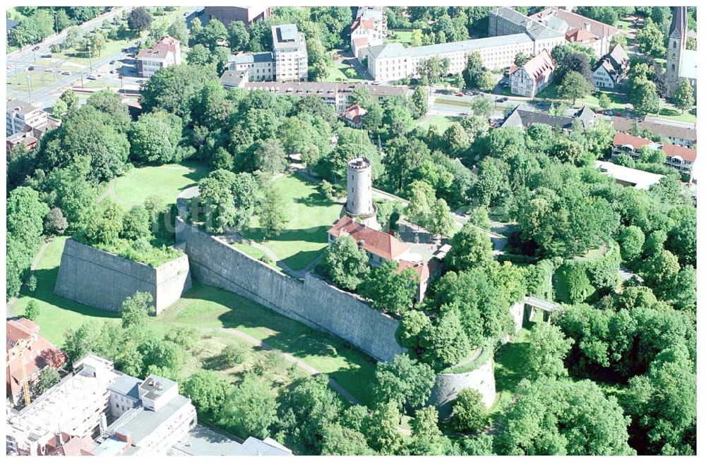 Luftaufnahme Bielefeld - Festung Sparrenberg Bielefeld