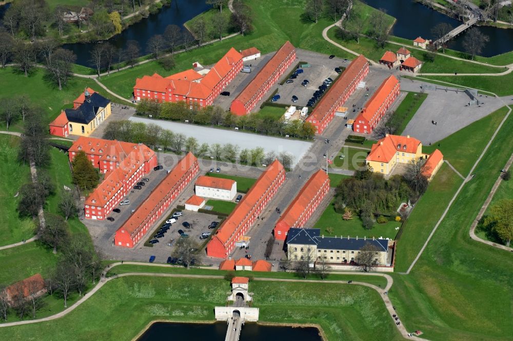 Luftbild Kopenhagen - Festungsanlage Kastell von Kopenhagen Gl. Hovedvagt in Kopenhagen in Region Hovedstaden, Dänemark