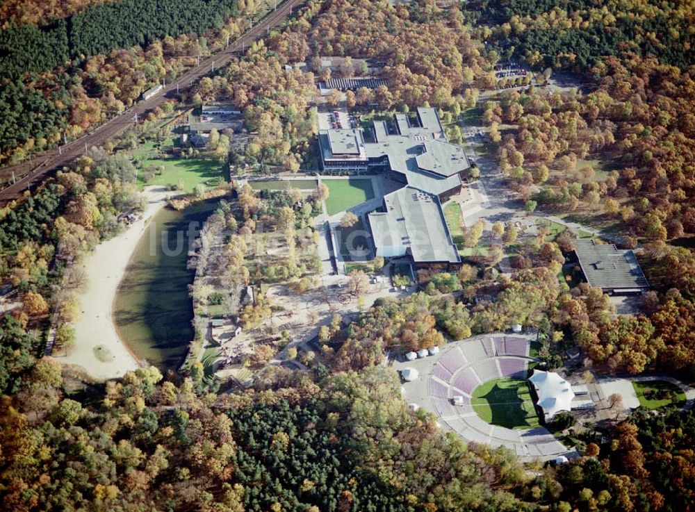 Berlin - Köpenick aus der Vogelperspektive: FEZ - Erlebnisspark in der Wuhlheide in Berlin - Köpenick.