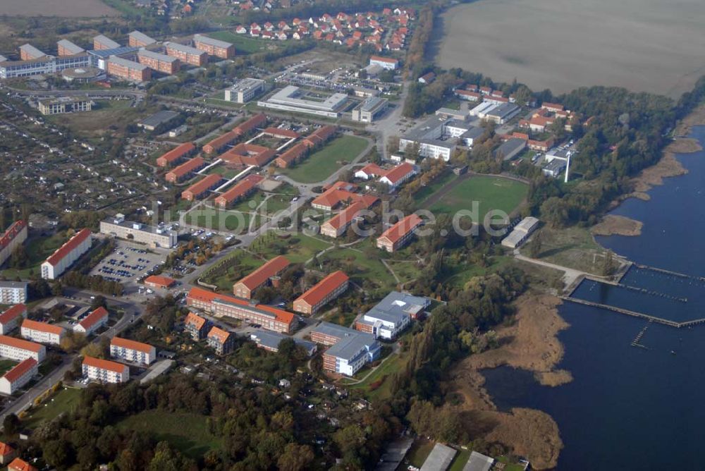 Stralsund von oben - FH Stralsund