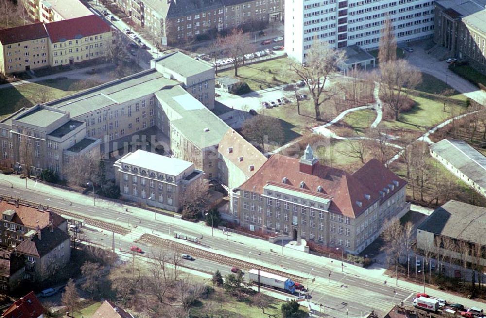 Luftbild Berlin-Karlshorst - FHTW Fachhochschule für Technik und Wirtschaft an der Treskowallee in Berlin-Karlshorst