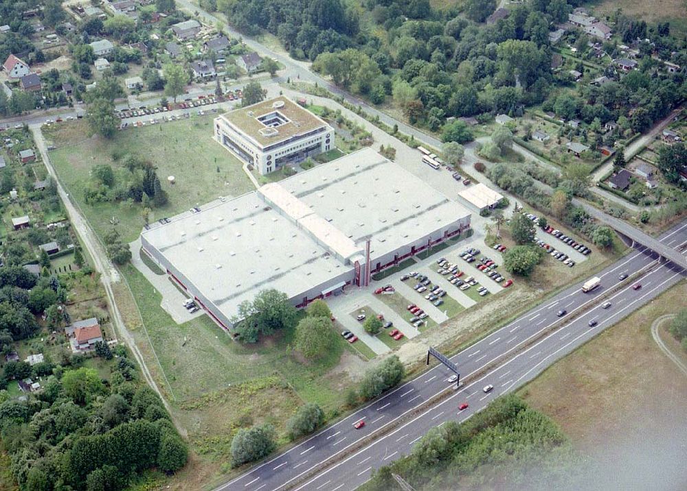 Luftbild Birkenwerder / Brandenburg - Filiale der Francotyp Postalia AG in Birkenwerder am Berliner Ring.