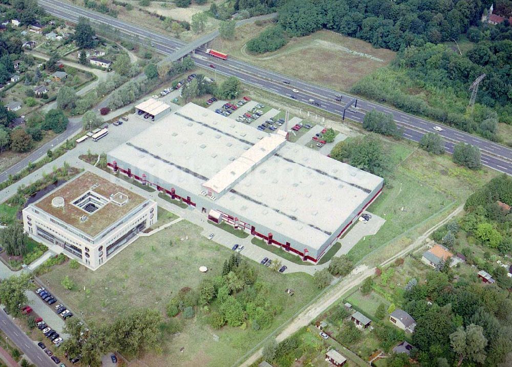 Luftaufnahme Birkenwerder / Brandenburg - Filiale der Francotyp Postalia AG in Birkenwerder am Berliner Ring.