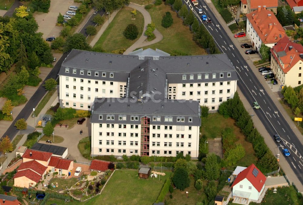 Luftaufnahme Mühlhausen - Finanzamt an der Martinistraße in Mühlhausen in Thüringen