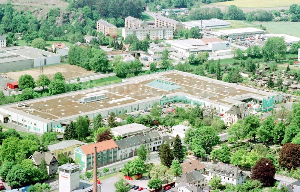 Luftaufnahme Hof / Bayern - Firma MARKTKAUF GmbH in der Schleizer Str. 09 in 95028 Hof.