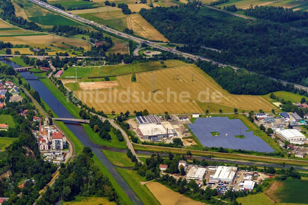 Luftbild Riegel am Kaiserstuhl - Firmengelande der Agrano GmbH & Co. KG in Riegel am Kaiserstuhl im Bundesland Baden-Württemberg, Deutschland
