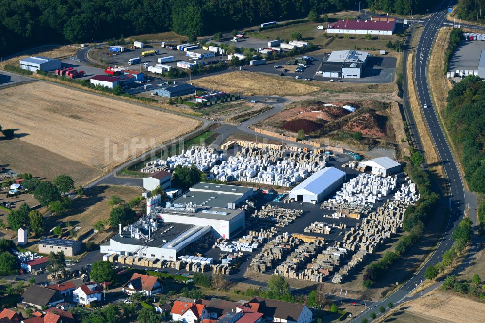 Luftbild Oberthulba - Firmengelände der ACO Ahlmann SE & Co. KG in Oberthulba im Bundesland Bayern, Deutschland