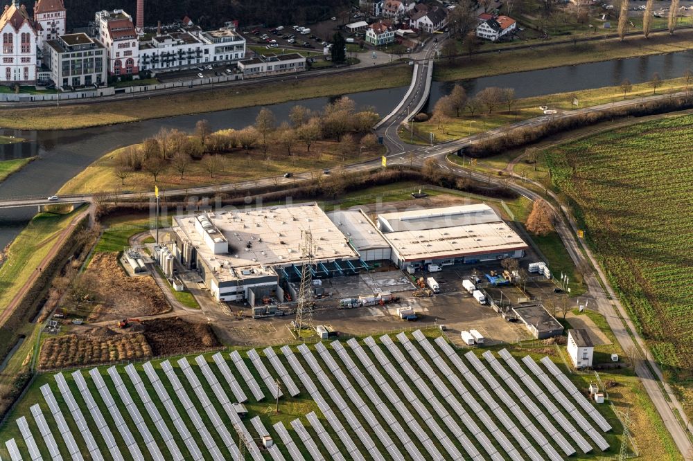 Riegel am Kaiserstuhl aus der Vogelperspektive: Firmengelände der Agrano GmbH & Co. KG in Riegel am Kaiserstuhl im Bundesland Baden-Württemberg, Deutschland