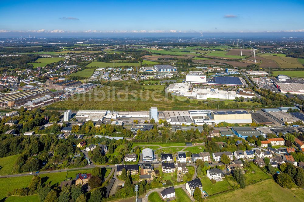 Witten von oben - Firmengelände der ARDEX GmbH in Witten im Bundesland Nordrhein-Westfalen, Deutschland