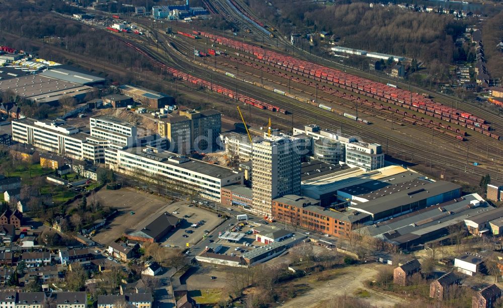 Luftaufnahme Oberhausen - Firmengelände der BABCOCK Fertigungszentrum GmbH in Oberhausen im Bundesland Nordrhein-Westfalen