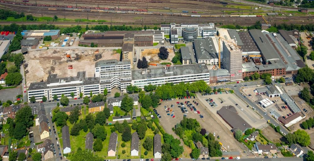 Luftaufnahme Oberhausen - Firmengelände der BABCOCK Fertigungszentrum GmbH in Oberhausen im Bundesland Nordrhein-Westfalen