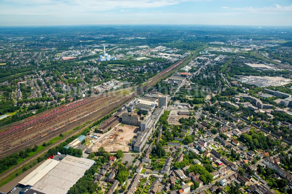 Oberhausen aus der Vogelperspektive: Firmengelände der BABCOCK Fertigungszentrum GmbH in Oberhausen im Bundesland Nordrhein-Westfalen