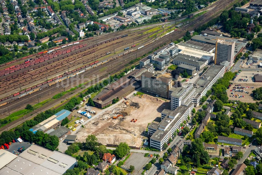 Luftbild Oberhausen - Firmengelände der BABCOCK Fertigungszentrum GmbH in Oberhausen im Bundesland Nordrhein-Westfalen