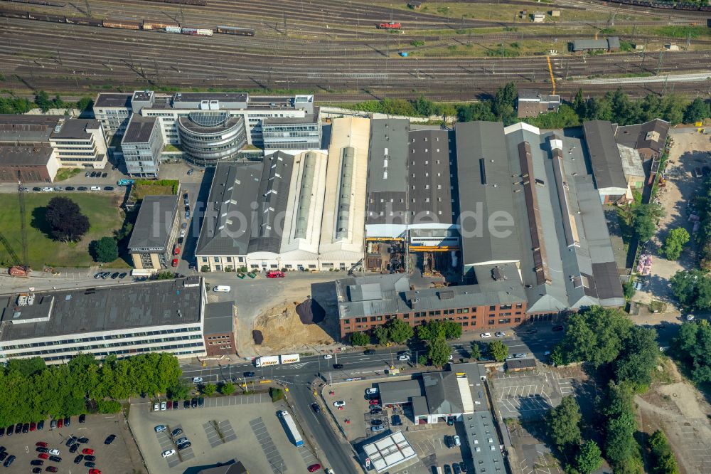 Luftbild Oberhausen - Firmengelände der BABCOCK Fertigungszentrum GmbH in Oberhausen im Bundesland Nordrhein-Westfalen