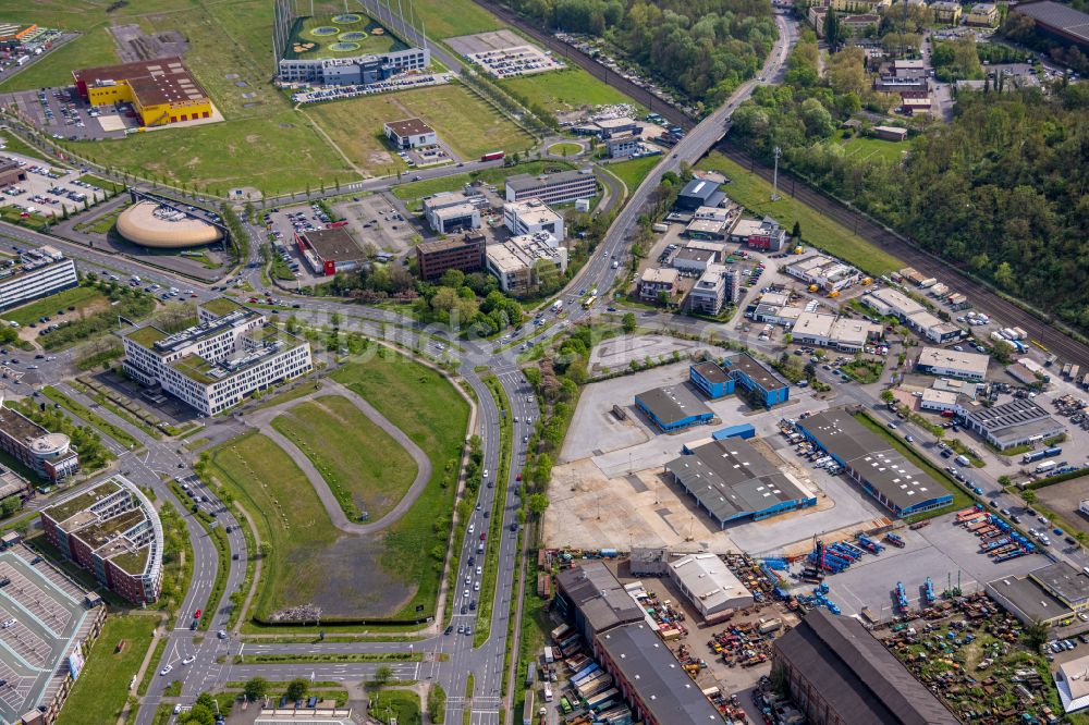 Luftbild Oberhausen - Firmengelände der Bilfinger Engineering & Technologies GmbH in Oberhausen im Bundesland Nordrhein-Westfalen, Deutschland