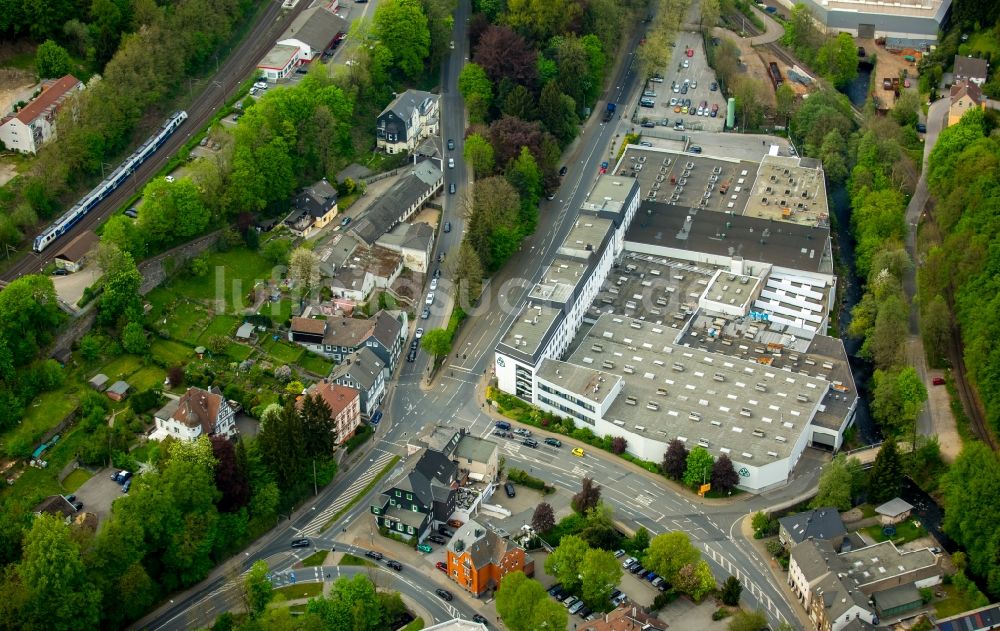 Ennepetal von oben - Firmengelände der Brinck & Co. GmbH & Co.KG Kölner Straße in Ennepetal im Bundesland Nordrhein-Westfalen