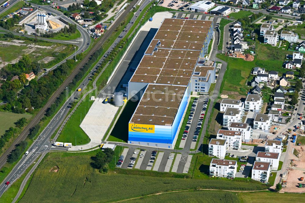 Zöllnitz aus der Vogelperspektive: Firmengelände der Böttcher AG in Zöllnitz im Bundesland Thüringen, Deutschland