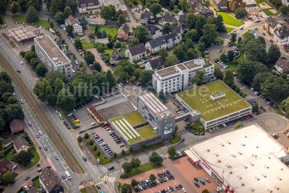 Essen aus der Vogelperspektive: Firmengelände der Deichmann SE E-Commerce am Deichmannweg in Essen im Bundesland Nordrhein-Westfalen - NRW, Deutschland