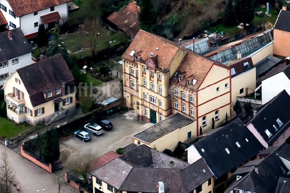 Luftaufnahme Ettenheim - Firmengelände der Der Bildstein GmbH in Ettenheim im Bundesland Baden-Württemberg, Deutschland