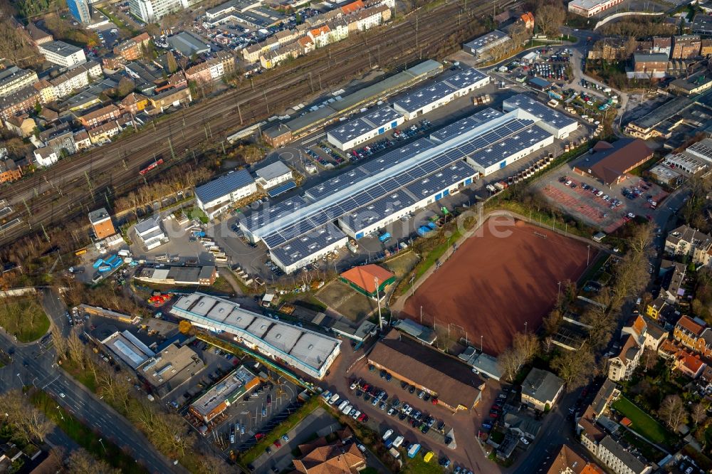 Luftbild Gelsenkirchen - Firmengelände der DB Deutsche Bahn in Gelsenkirchen im Bundesland Nordrhein-Westfalen