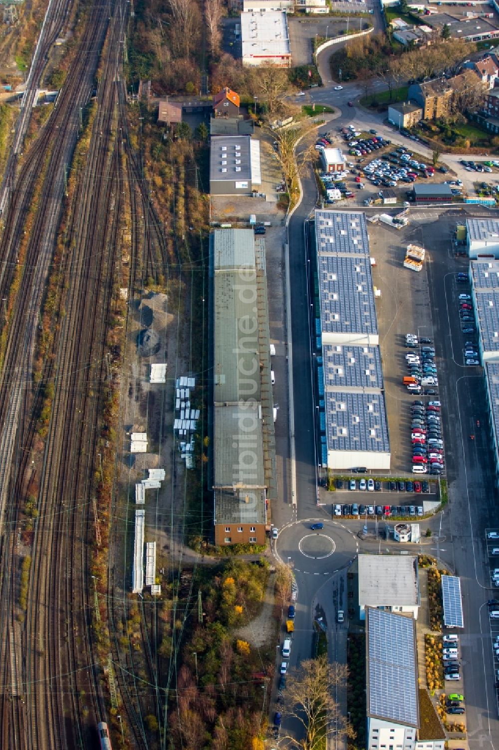 Luftbild Gelsenkirchen - Firmengelände der DB Deutsche Bahn in Gelsenkirchen im Bundesland Nordrhein-Westfalen