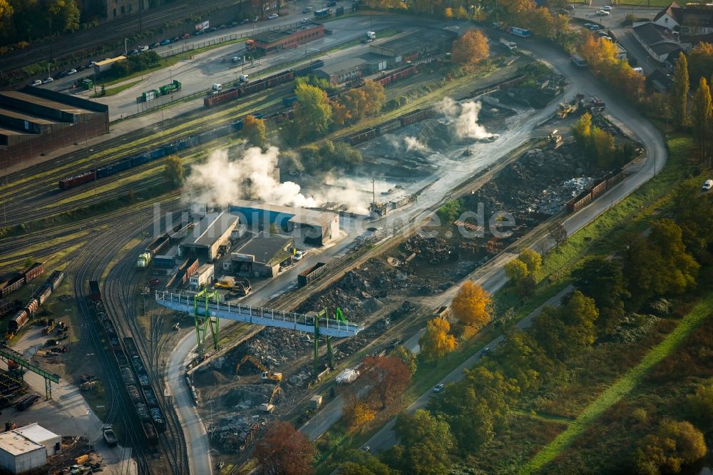 Luftbild Witten - Firmengelände der Deutschen Edelstahlwerke GmbH in Witten im Bundesland Nordrhein-Westfalen