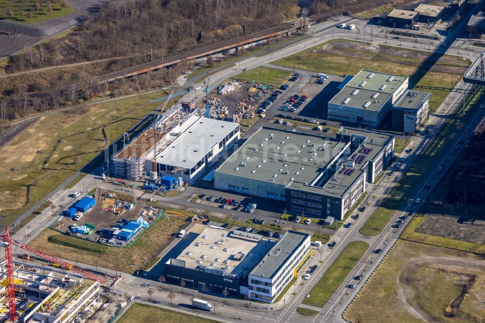 Luftaufnahme Dortmund - Firmengelände der EDAG Engineering GmbH in Dortmund im Bundesland Nordrhein-Westfalen, Deutschland