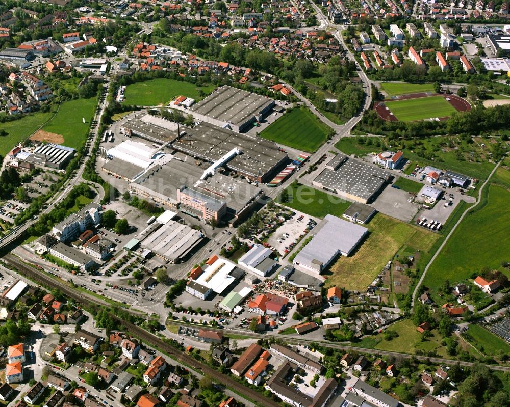 Luftbild Schorndorf - Firmengelände der Emil Löffelhardt GmbH & Co. KG in Schorndorf im Bundesland Baden-Württemberg, Deutschland