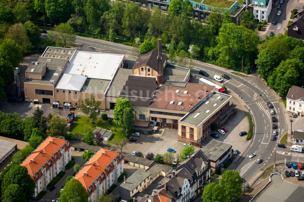 Luftbild Schwelm - Firmengelände der Fabrik Pass an der Hattinger Straße in Schwelm im Bundesland Nordrhein-Westfalen