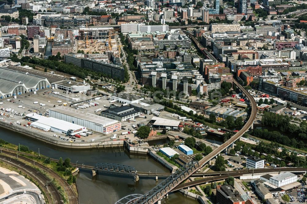 Luftaufnahme Hamburg - Firmengelände der Firma Jungheinrich in Hamburg, Deutschland