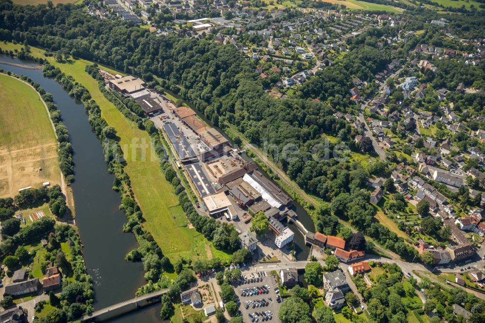 Luftbild Witten - Firmengelände des Friedr. Lohmann GmbH Werk für Spezial- & Edelstähle in Witten im Bundesland Nordrhein-Westfalen