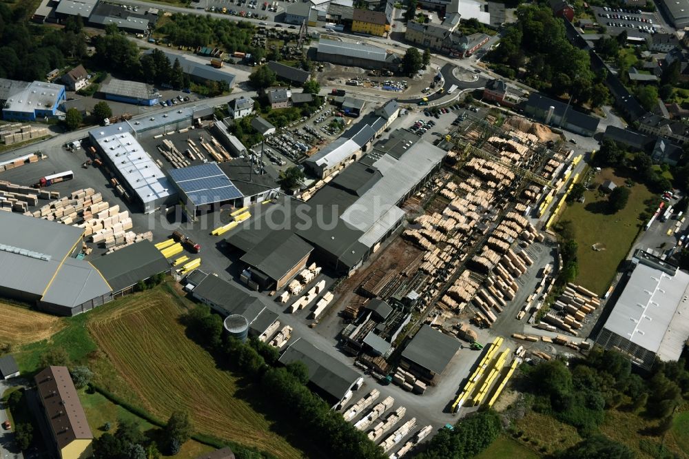 Luftbild Weißenstadt - Firmengelände der GELO Holzwerke GmbH in Weißenstadt im Bundesland Bayern