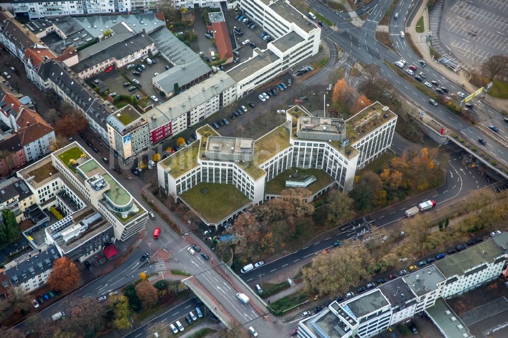 Essen von oben - Firmengelände der ista Deutschland GmbH in Essen im Bundesland Nordrhein-Westfalen